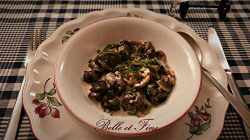 Fricassée d’escargots au Riesling