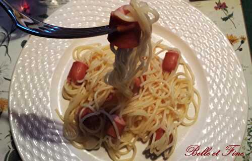 Knackis aux spaghettis, le plat rigolo pour les petits et les grands !
