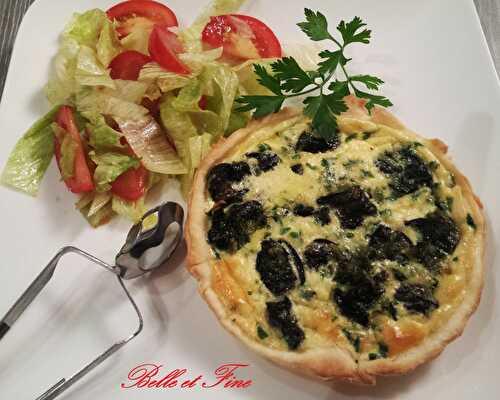 Quiche bourguignonne aux escargots