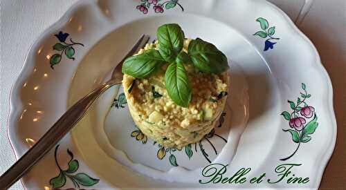 Risotto de couscous aux courgettes goût Thaïe