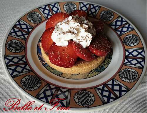 Sablés aux fraises et au Nutella