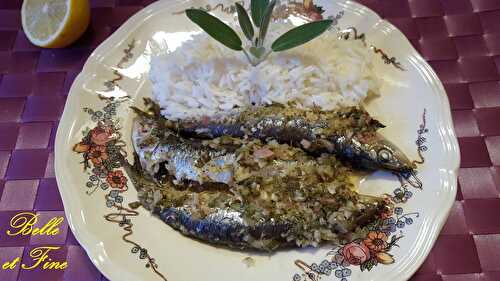 Sardines marinées à la sauge