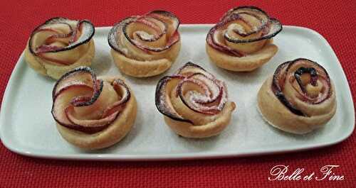 Tartelettes fleurs aux pommes