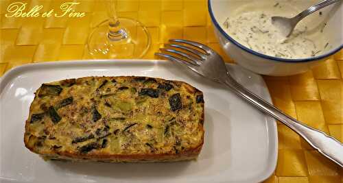 Terrine de courgettes au parmesan