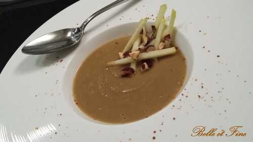 Velouté de châtaignes à la pomme verte