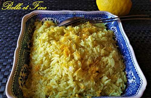 Riz au citron et parmesan