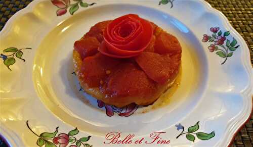 Tatin de tomate au vinaigre balsamique - Cuisine Belle et Fine