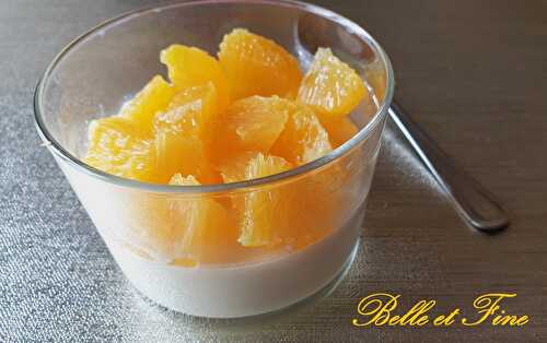 Panacotta à l’orange