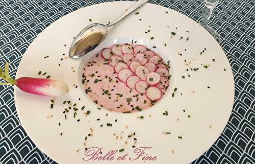 Gaspacho de radis rose express