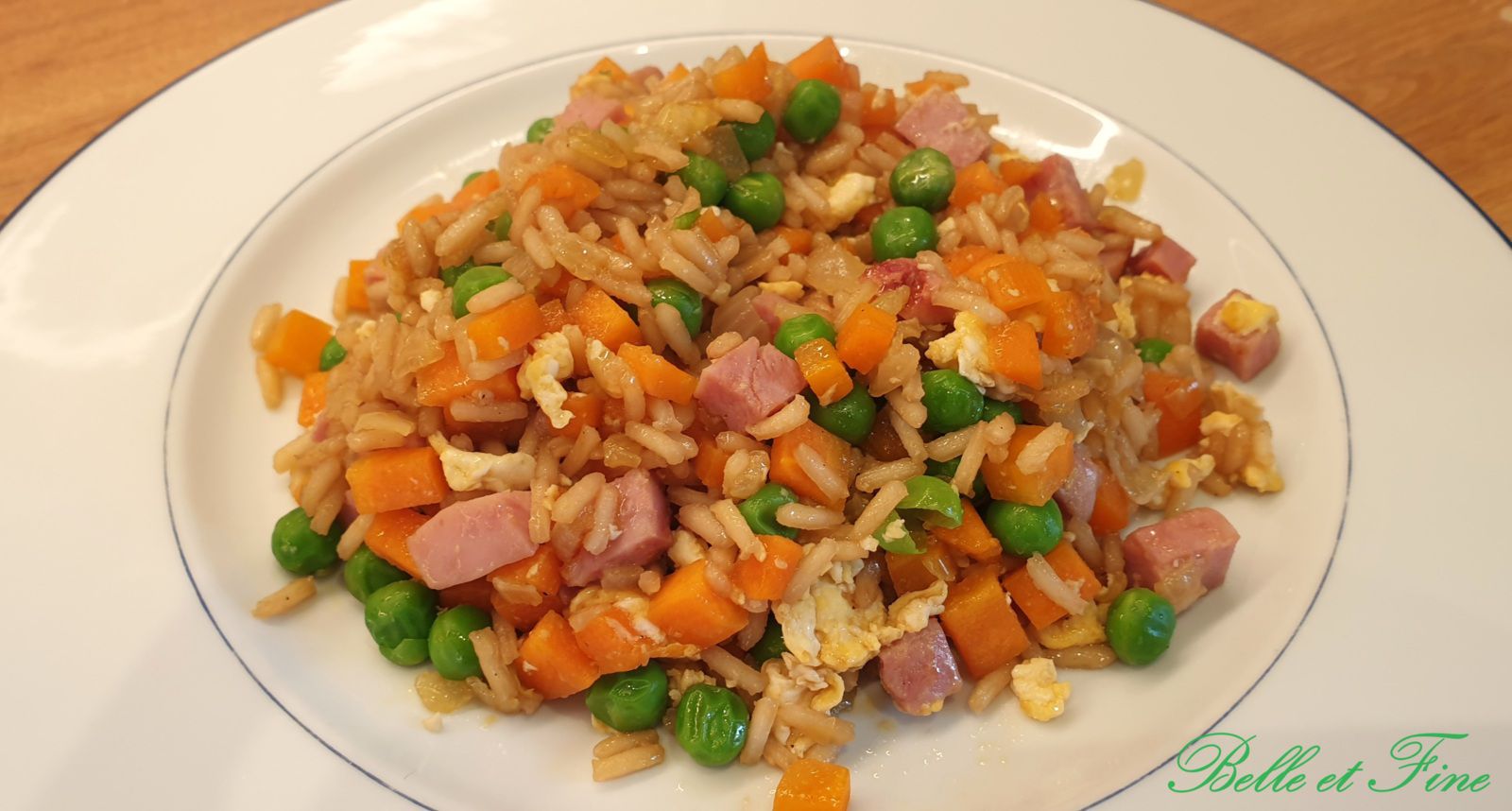 Riz cantonnais à ma façon