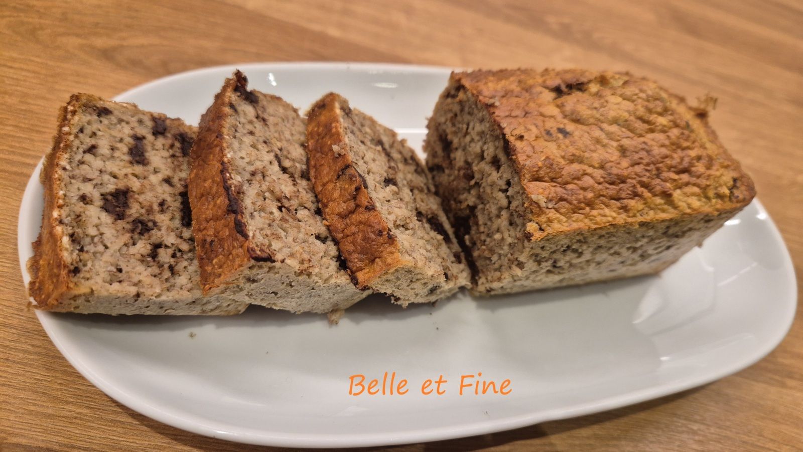 Cake à la banane et flocons d’avoine