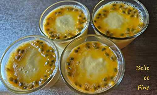 Mousse de mangue aux fruits de la passion