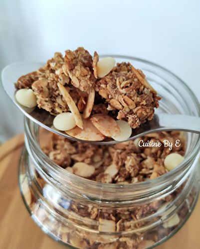 Granola amandes chocolat blanc