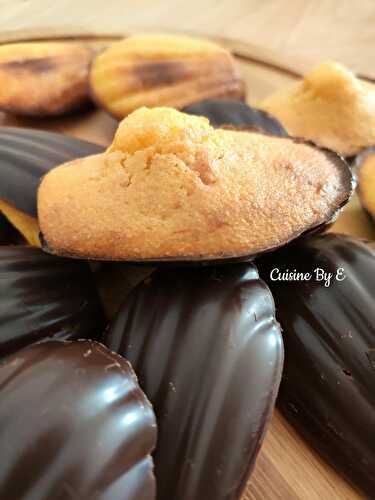 Madeleines butternut, coques chocolat