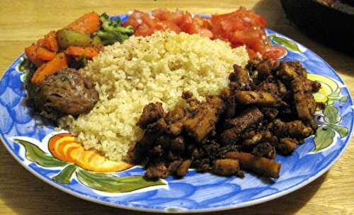 Attiéké (Semoule de manioc à la vapeur) - (Côte d’Ivoire)