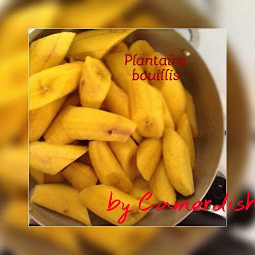 Plantains Bouillis