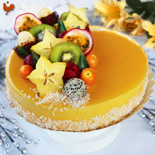 L'Entremets Exotique (Mangue, Passion, Noix de Coco)