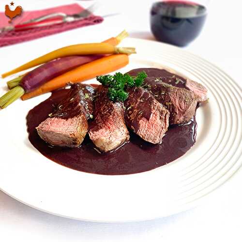 Le Boeuf Sauce Bordelaise de Paul Bocuse, et carottes à l'étouffée Escoffier