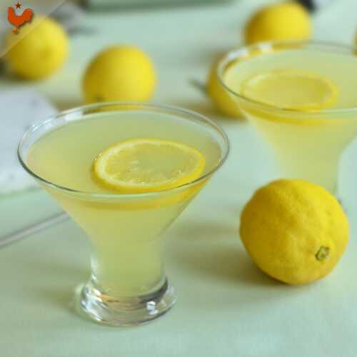Le Cocktail Lemon Drop, comme à Manhattan