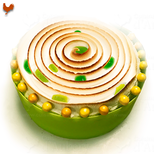 Le Gâteau Citron Vert Mangue, Meringue Tourbillon