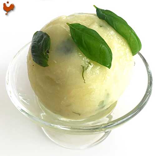 Le Sorbet Citron Vert Basilic de Pierre Hermé