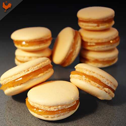 Les délicieux Macarons Mangue Passion de M.O.F Stéphane Tréand