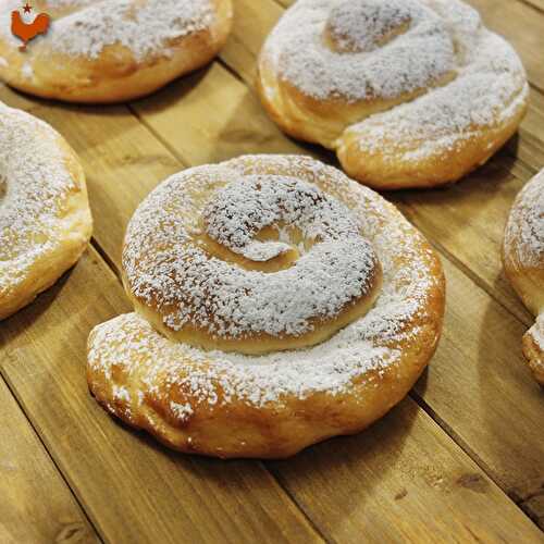 Les Ensaïmada, les brioches des îles baléares (méthode 1 : pâte levée rapide)