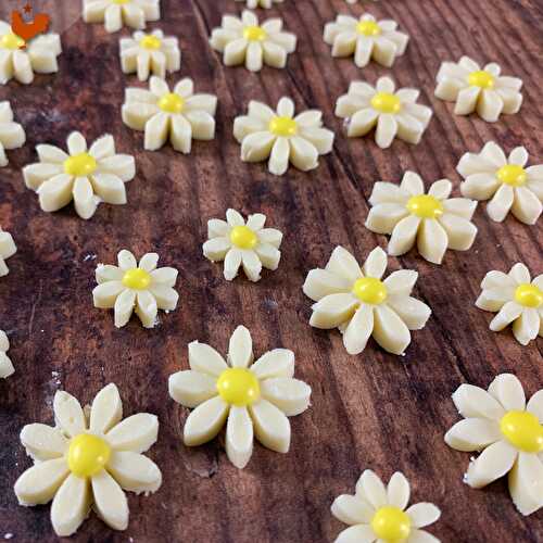 Les Fleurs Comestibles Décoratives de Antonio Bachour (marguerites déco)