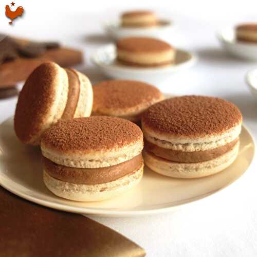 Les Macarons au Tiramisu (comme en Floride à Orlando) (recette de M.O.F)