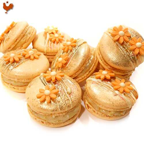 Les Macarons Pêche Abricot Safran de Pierre Hermé