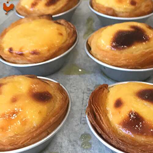 Recette des Pasteis de Nata de Bernard Laurance (méthode 2, Belem)