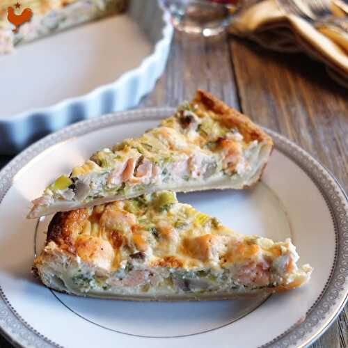 La Quiche Saumon Poireau de Madame d’Aubéry