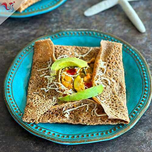 Les crêpes salées (galettes) de légumes (don’t kill animals)