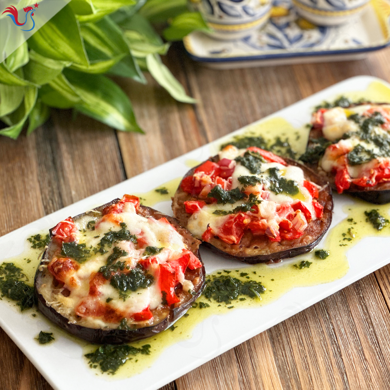 Aubergines à la Parmigiana de Cyril Lignac