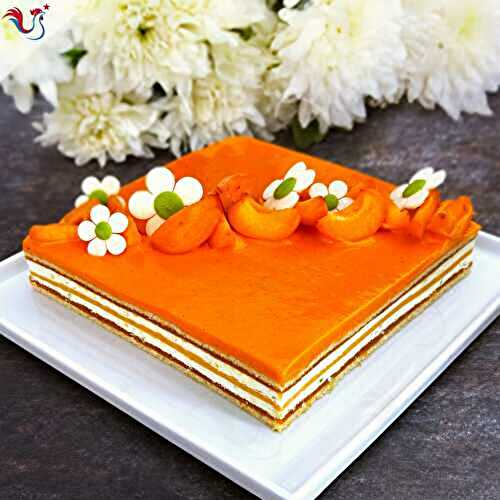 L’entremets Santa Ana (Abricot Citron vert)