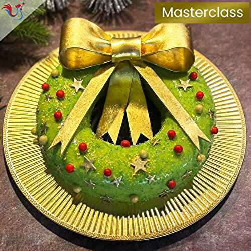 Masterclass: Couronne de Noël, pistache framboise
