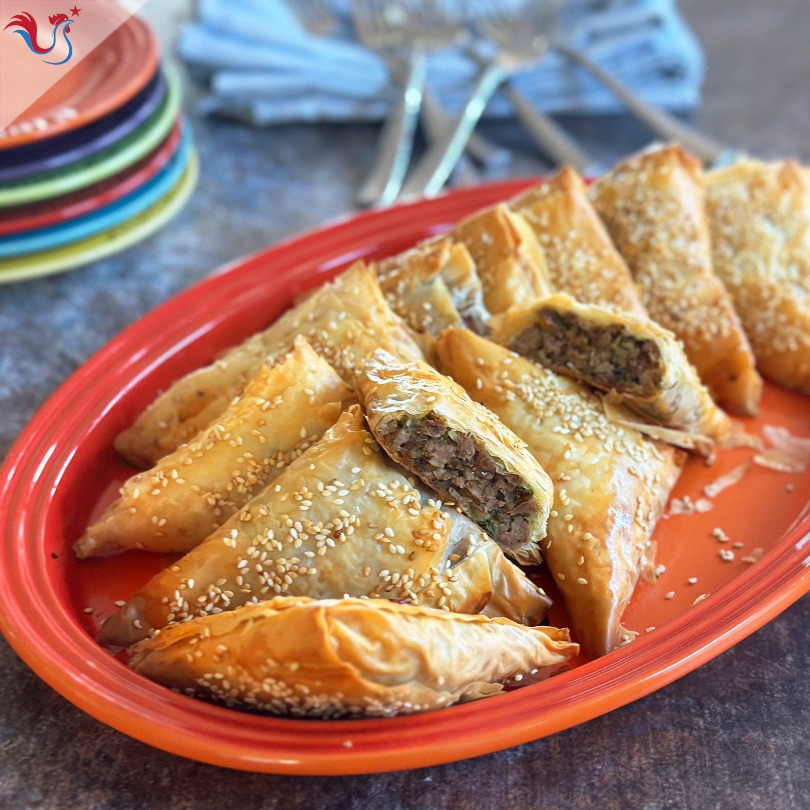 Les délices à l’Agneau (bouchées triangle)