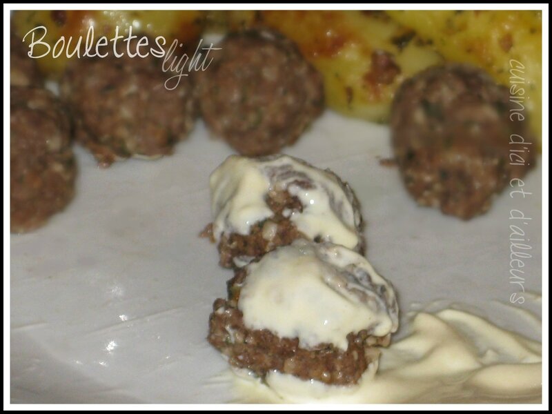 Boulettes {light} - Cuisine d'ici et d'ailleurs