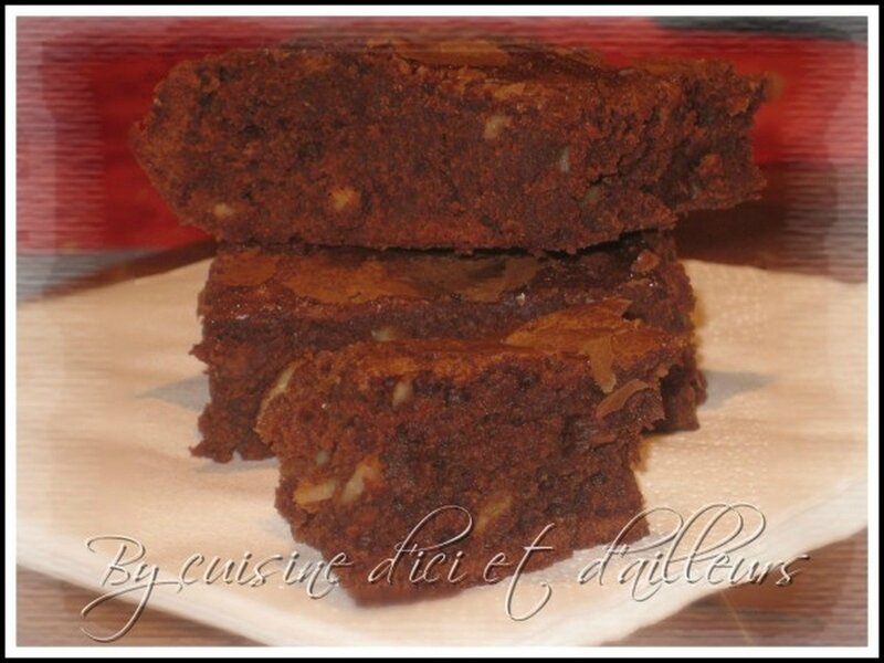 Brownie aux amandes.. - Cuisine d'ici et d'ailleurs