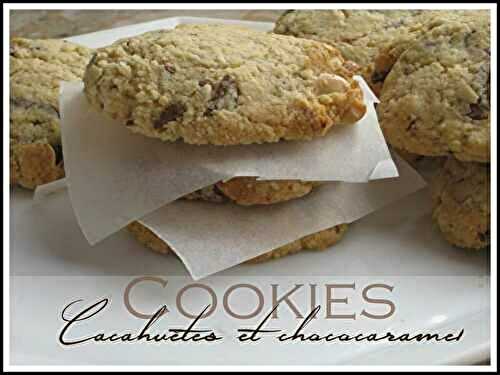 Cookies aux cacahuètes et pépites chococaramel - Cuisine d'ici et d'ailleurs