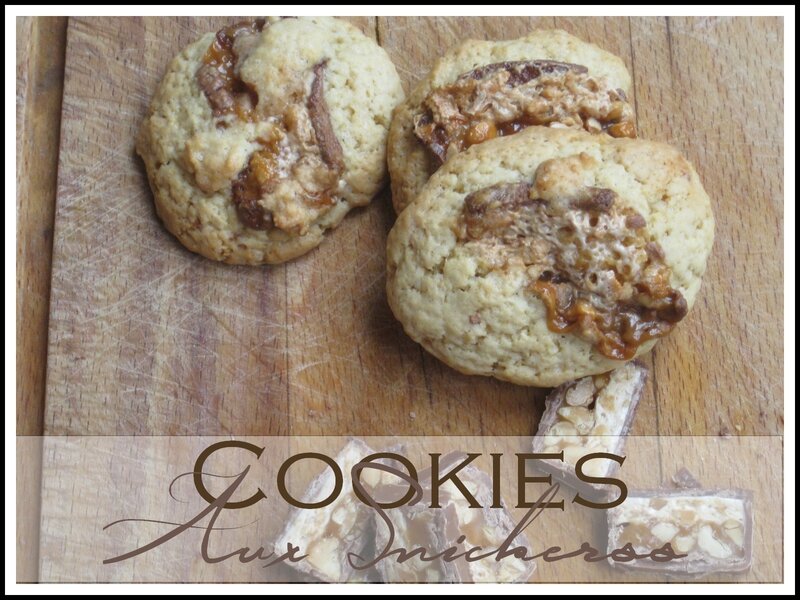 Cookies aux snickers - Cuisine d'ici et d'ailleurs