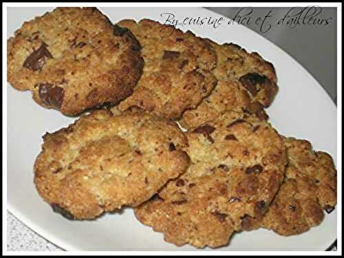 Cookies choc'amandes - Cuisine d'ici et d'ailleurs