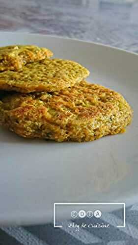 Galette de lentilles corail au Curcuma ( avec lentilles crues) 