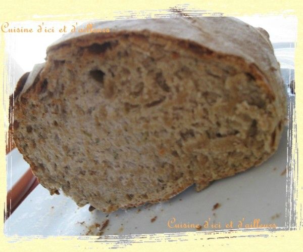 Pain de campagne aux herbes de Provence - Cuisine d'ici et d'ailleurs