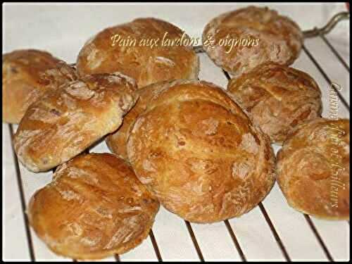 Petits pains aux lardons et oignons - Cuisine d'ici et d'ailleurs