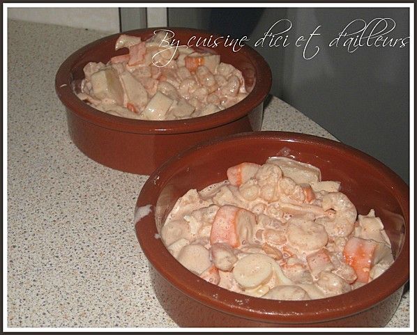 Salade cocktail aux crevettes - Cuisine d'ici et d'ailleurs