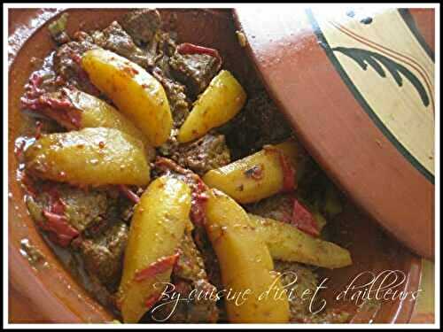 Tajine de boeuf aux poivrons - Cuisine d'ici et d'ailleurs