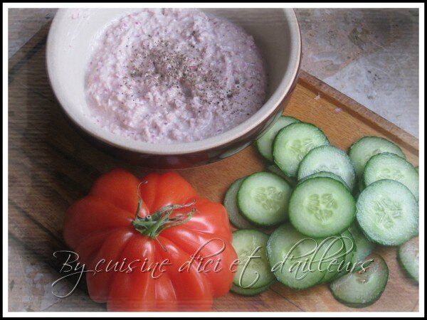 Tartinade de radis & thon au fromage frais - Cuisine d'ici et d'ailleurs