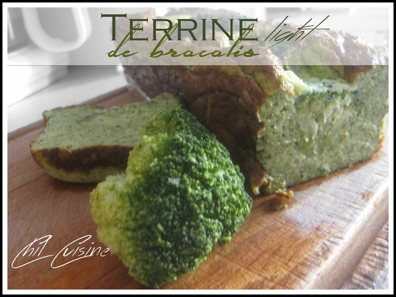 Terrine de Brocolis (light) - Cuisine d'ici et d'ailleurs