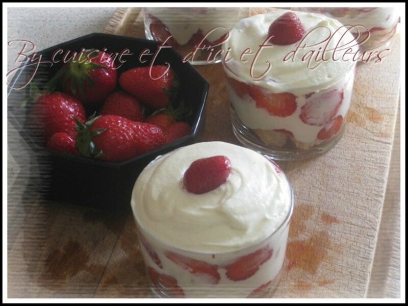 Tiramisù à la fraise - Cuisine d'ici et d'ailleurs